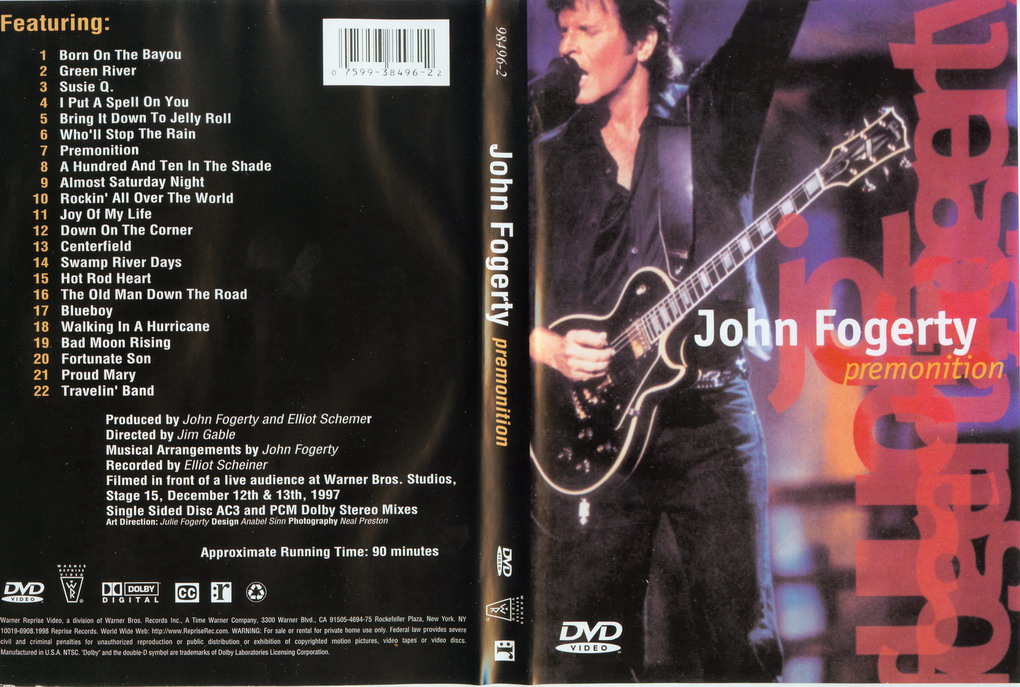 John Fogerty - Premonition [DVD]+[Flac][ Mega]